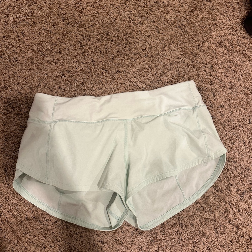 Lululemon Athletica Mint Green Athletic Shorts